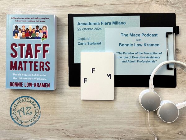 🛵The Paradox of the Perception of the Role of Executive Assistants. Marco Macente e Bonnie Low Kramen in Fiera Milano, ottobre 2024
