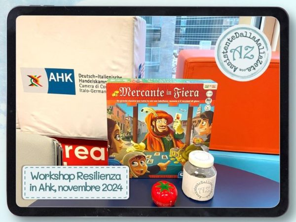 🚙🧭AHK Assistente del Futuro, Workshop Resilienza in Camera di Commercio Italo Germanica, novembre 2024